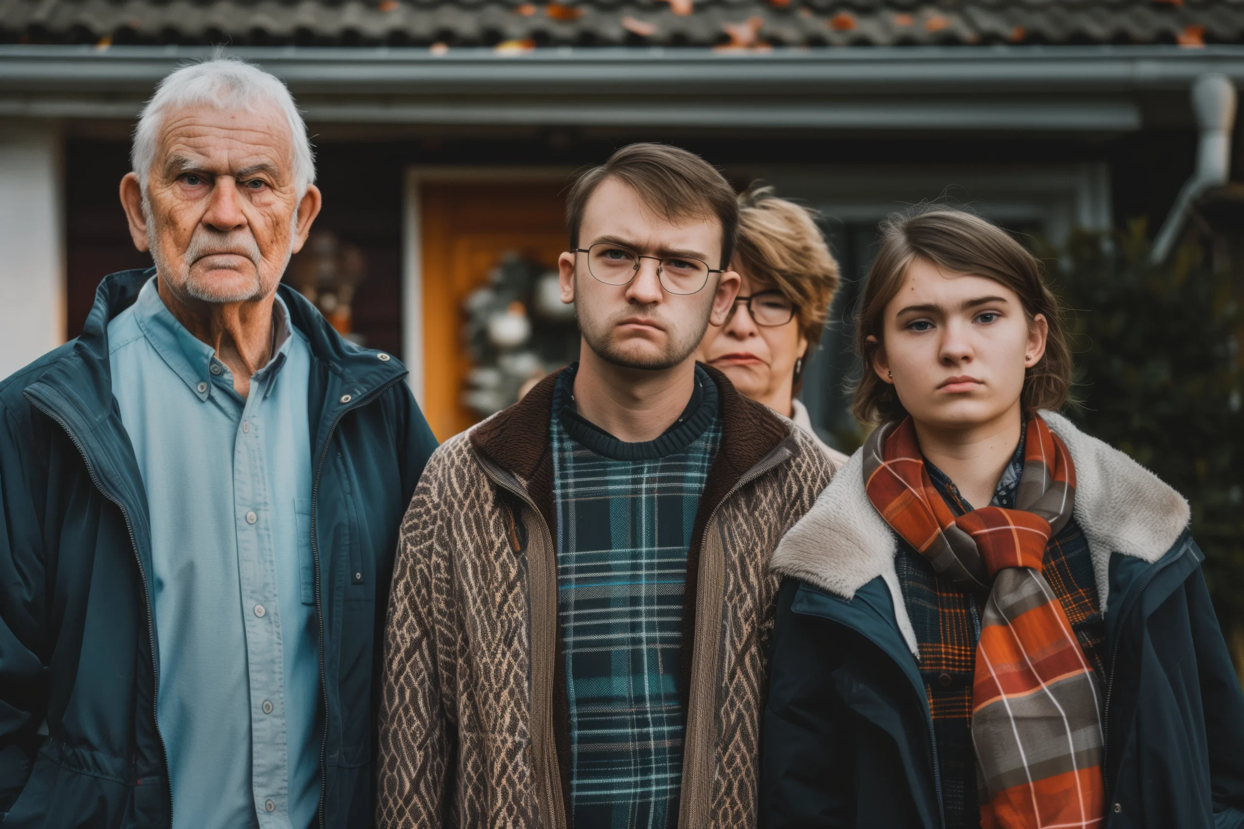 Intergenerational group representing demographic shifts.